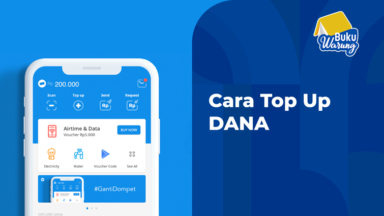 cara top up dana