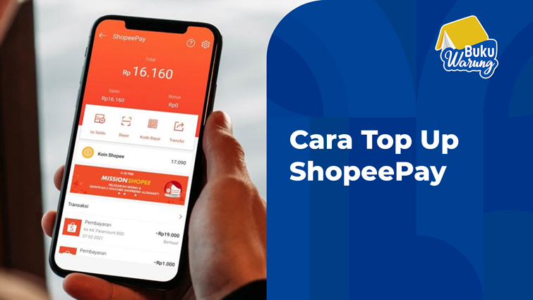 cara top up shopeepay