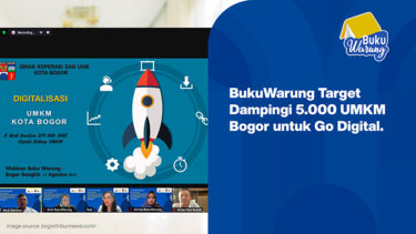 BukuWarung Target Dampingi 5.000 UMKM Bogor untuk Go Digital