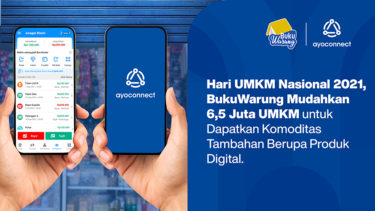 Hari UMKM Nasional 2021, BukuWarung Mudahkan 6,5 Juta UMKM Untuk Dapatkan Komoditas Tambahan Berupa Produk Digital