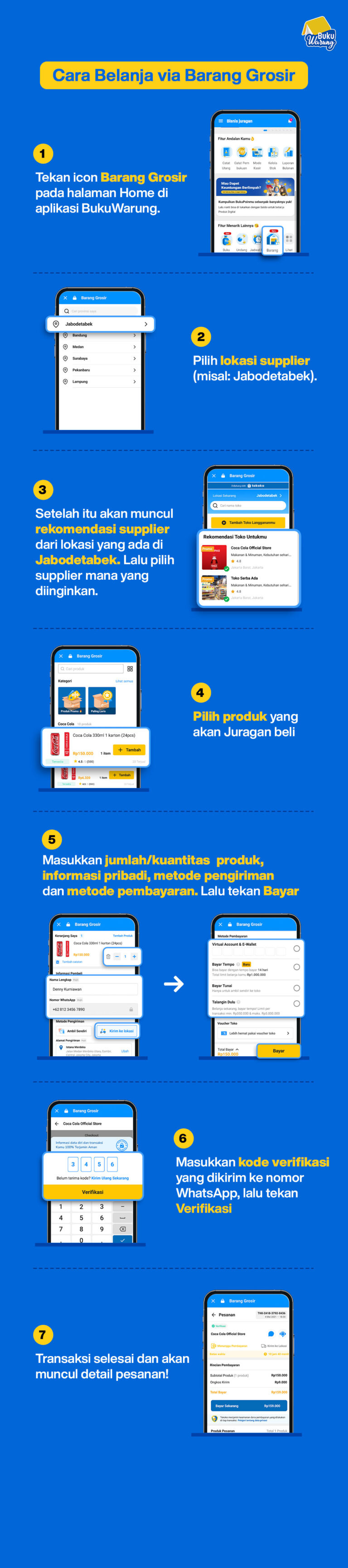 Beli Barang Grosir Lebih Mudah Lewat BukuWarung Pakai Fitur Ini