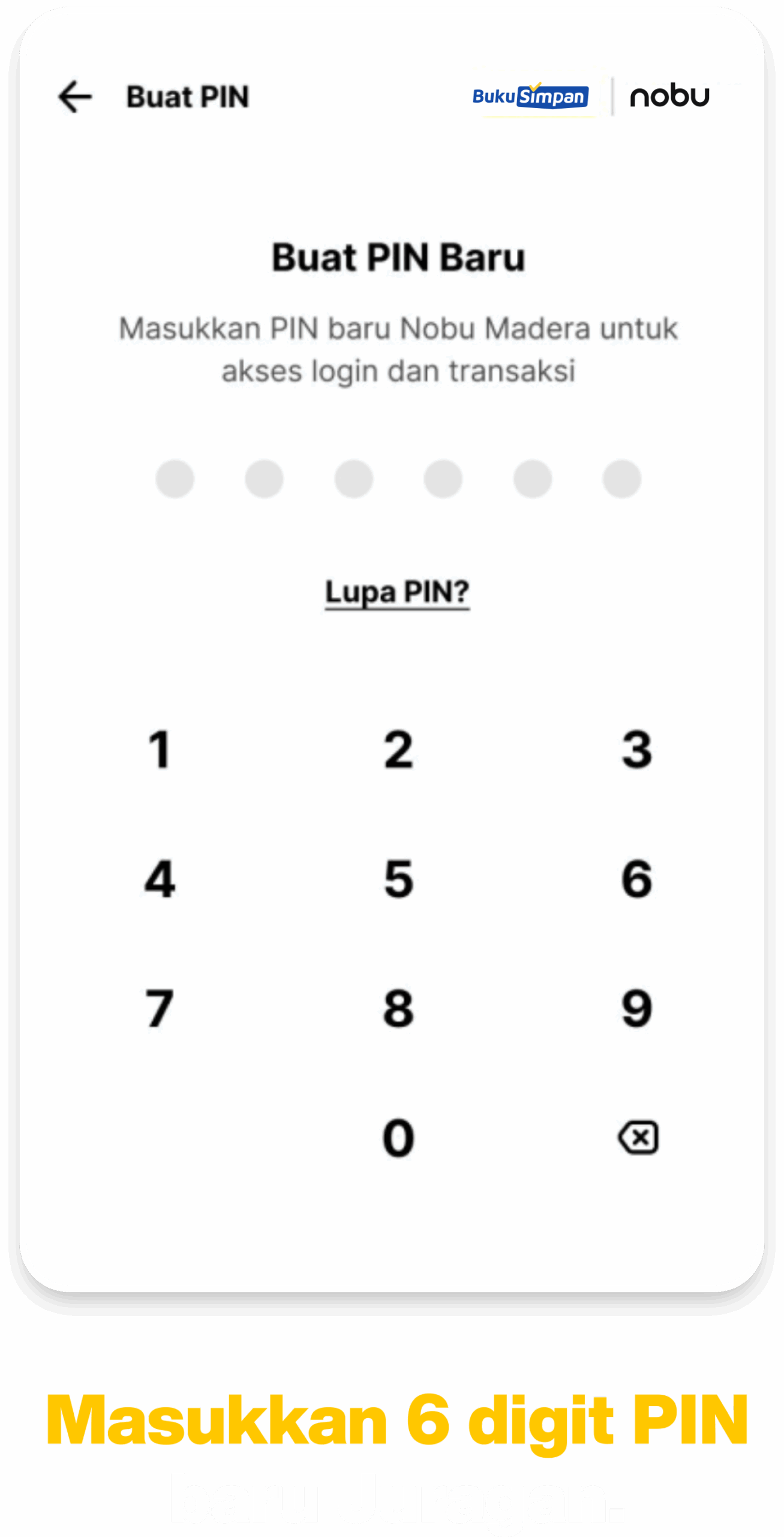 5 - Cara Ubah Pin Kartu Debit Virtual BukuSimpan